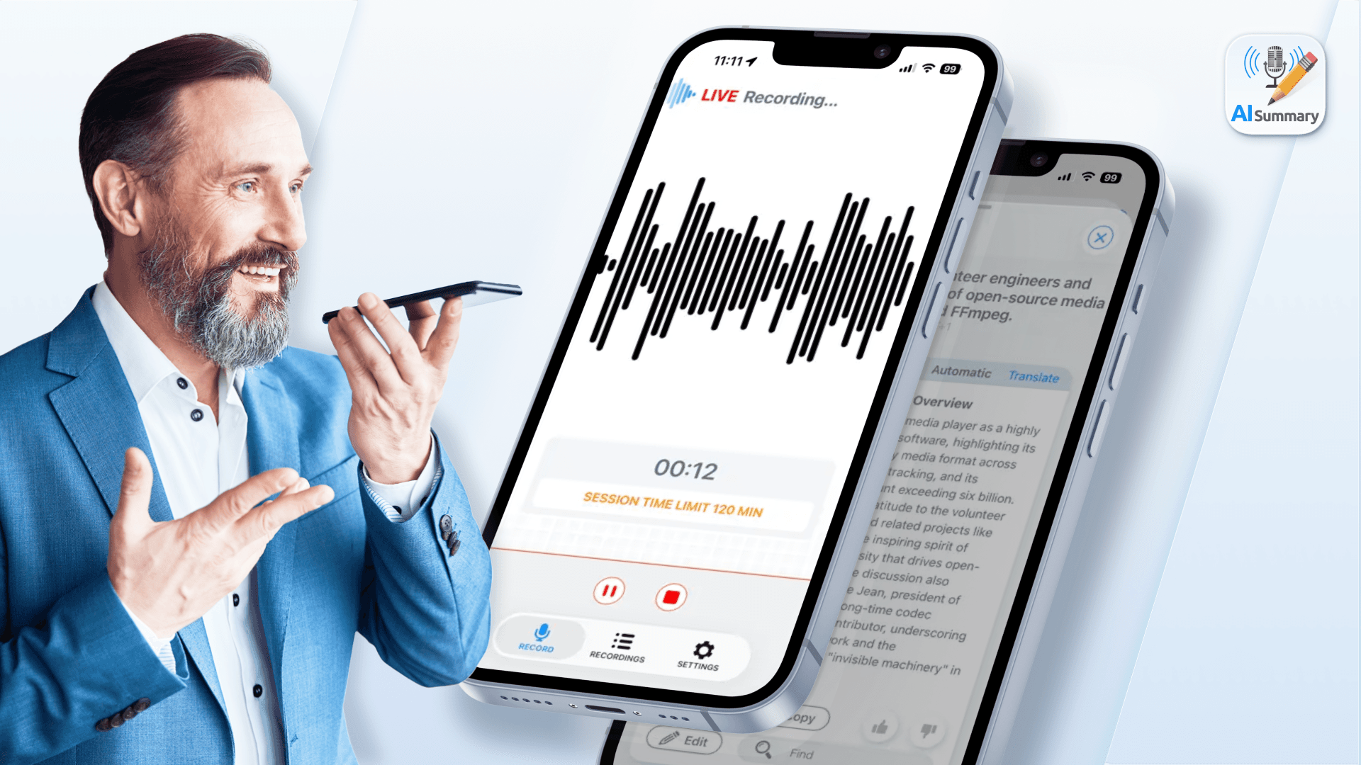 Transcribe Speech to Text preview
