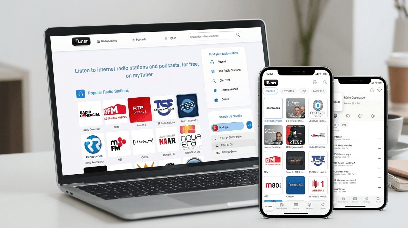 myTuner Radio preview