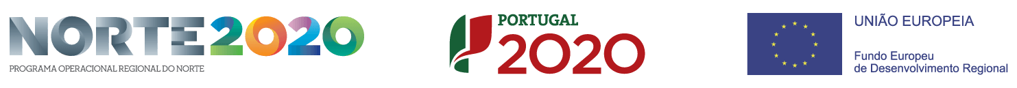 Co-financed by Norte 2020, Portugal 2020, and the European Regional Development Fund