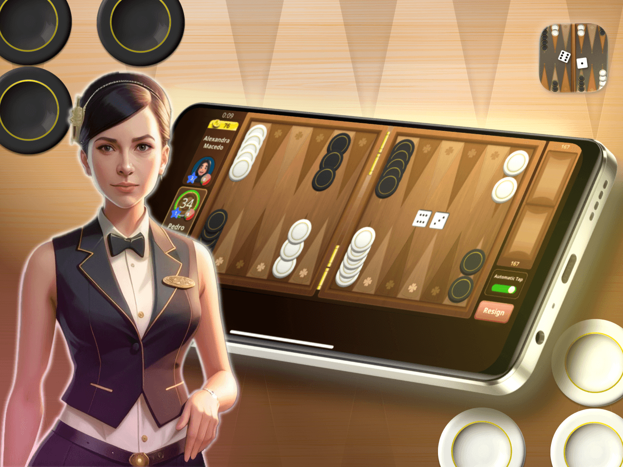 Backgammon Online Classic preview